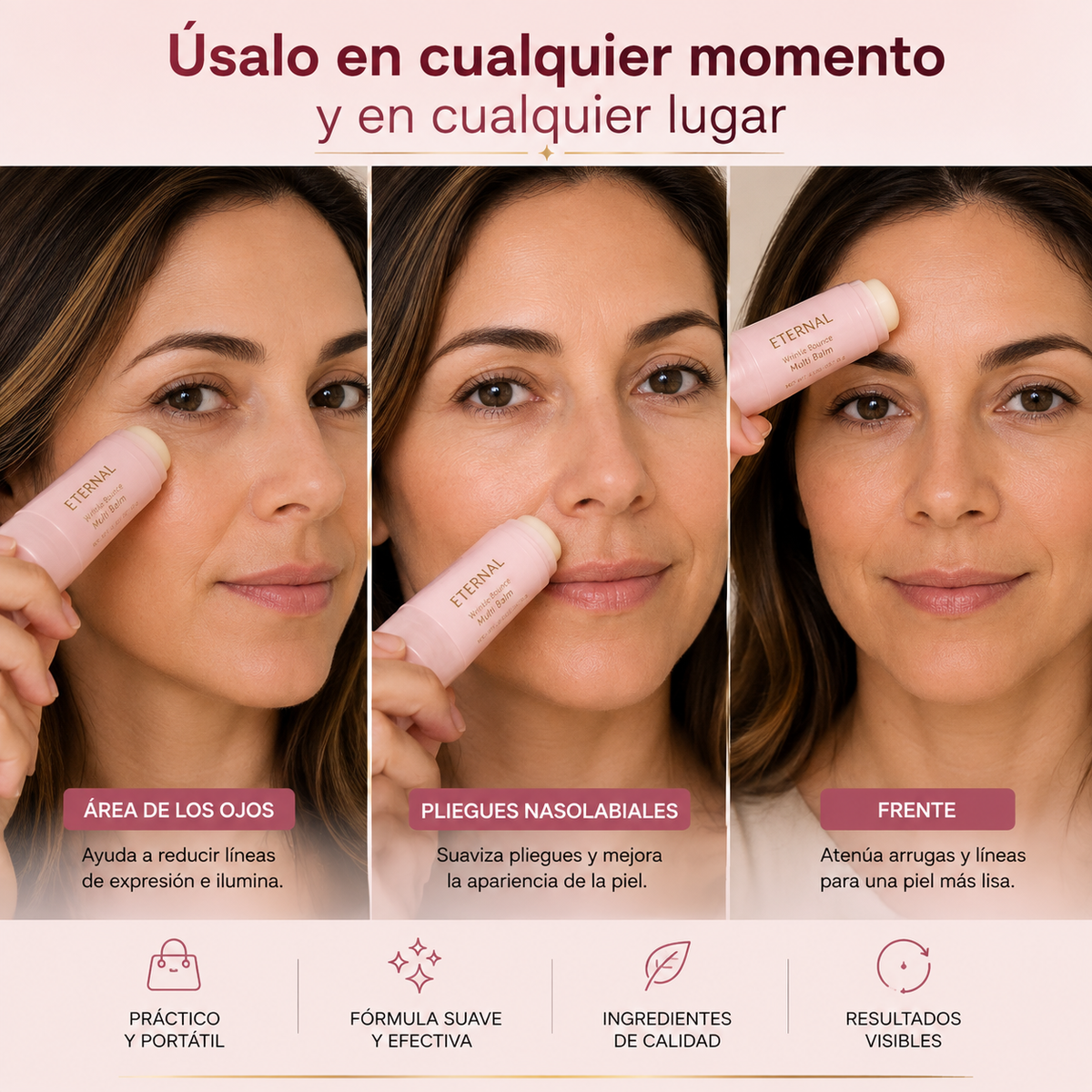 Bálsamo Antienvejecimiento de Colágeno y Calcio 100% Natural
