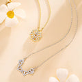 Lucky Clover Necklace -  Collar con colgante de trébol transformable oro